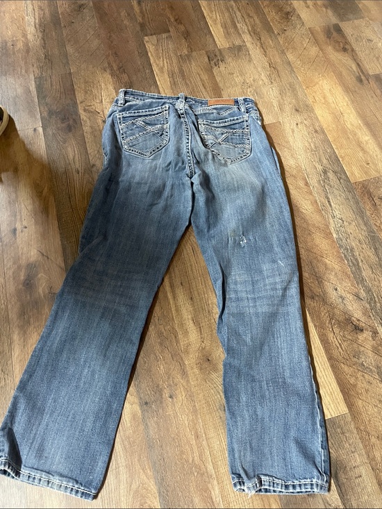 Rock & Roll Denim Denim - Women’s Blue Denim Jeans - Classic Straight Leg